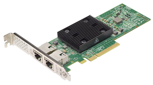 540-BBUO - Broadcom 57416 Dual Port 10Gb Base-T PCIe Adapter Full Height Customer Install
