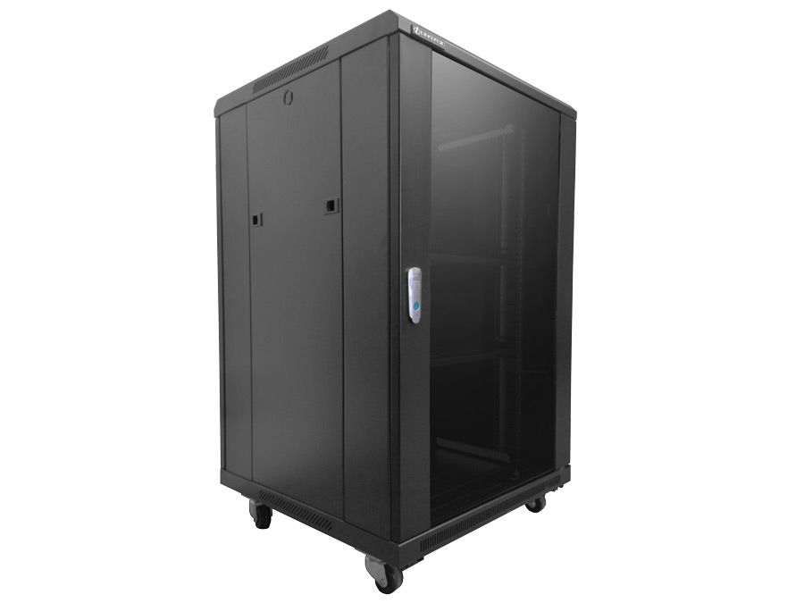 Linkbasic 18U 600 Deep Cabinet 2 Fans & 2 Shelves (Flat-Packed)
