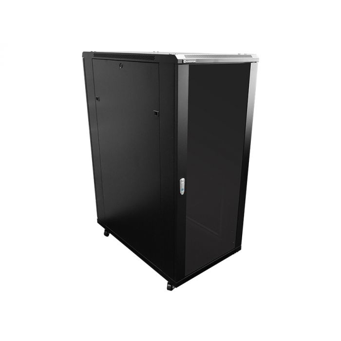 Linkbasic 27U 1M Deep Cabinet 4 Fans & 2 Shelves (Flat-Packed)