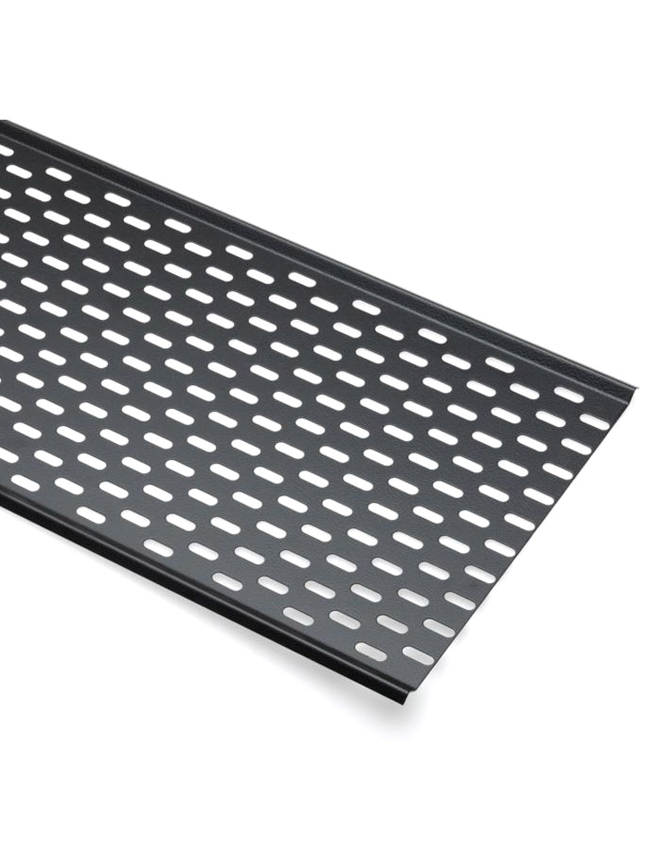 300mm Cable Tray - Black ( For Cabinets)