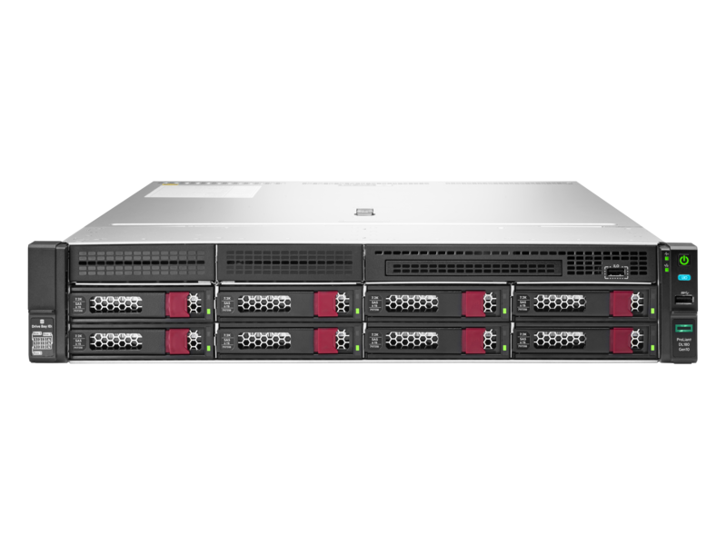 HPE ProLiant DL180 Gen10 Server | Xeon Silver 4210R 10-Core (2.40GHz 13.75MB) | 16GB RAM | 8 x Hot Plug 2.5in | Smart Array S100i SATA | 500W