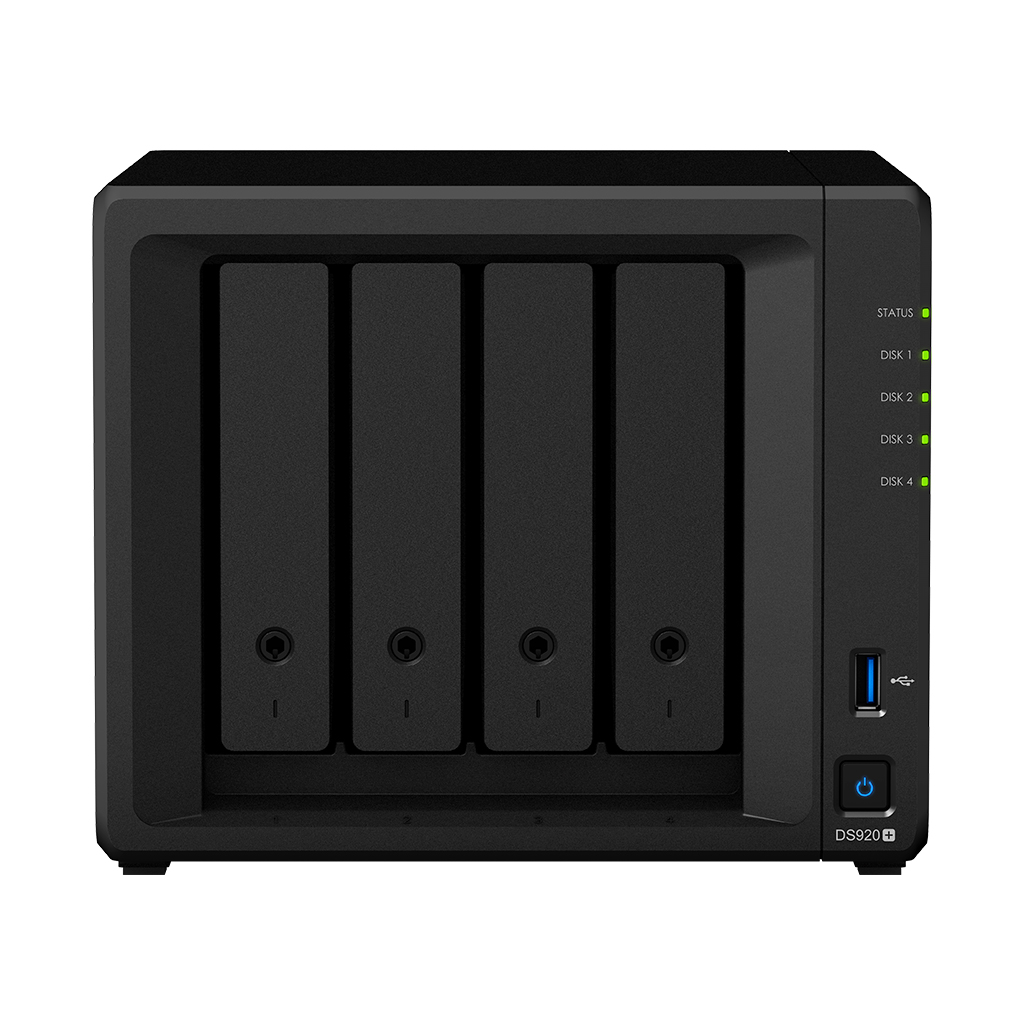 SYNOLOGY DS920+ | 4 BAY DISKSTATION | QUAD-CORE | 4GB RAM | Expand to 9 Bays