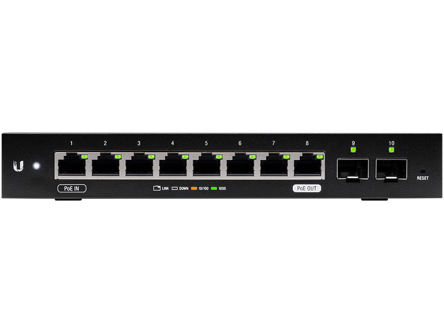 Ubiquiti EdgeSwitchX 8 Port Gigabit Ethernet + 2 SFP