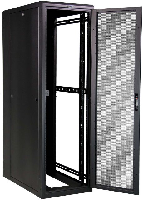 GS 47U 800mm Wide x 1000mm Deep Server Rack / Cabinet with Perforated Front and Back Doors
