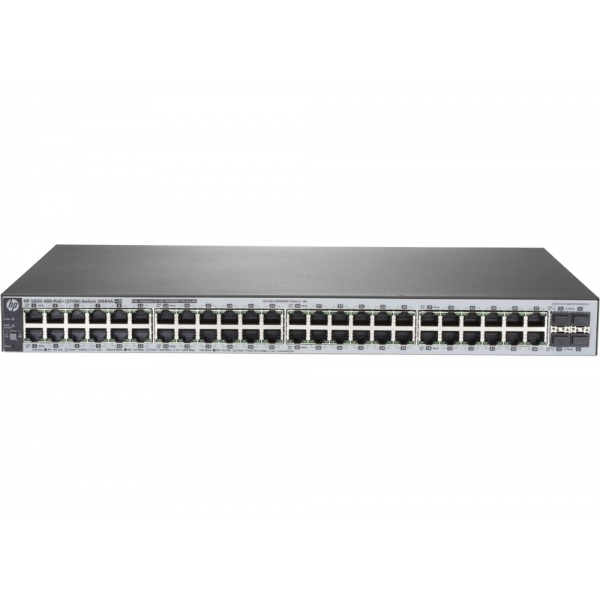 HPE OfficeConnect 1820-48G-PoE+ (370W) Switch Managed 24 x RJ45 autosensing 10/100/1000 PoE+ ports 24 x RJ45 autosensing 10/100/1000 ports 4 x SFP 100/1000