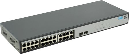 HPE OfficeConnect 1420-24G-2SFP Switch Unmanaged 24 x RJ45 autosensing 10/100/1000 ports 2 x SFP 100/1000