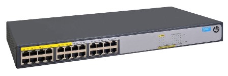 HPE OfficeConnect 1420-24G-PoE+ (124W) Switch Unmanaged 12 x RJ45 autosensing 10/100/1000 PoE+ ports 12 x RJ45 autosensing 10/100/1000 ports
