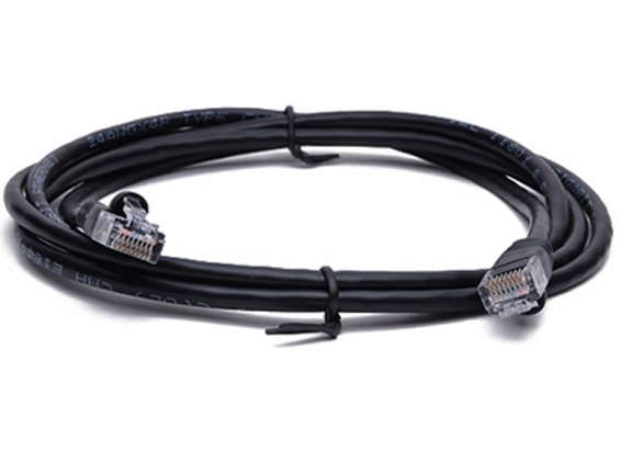 Cat6 UTP Flyleads / Patchleads  1 meter - Black - 10 Units / Pack