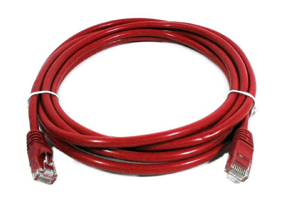 CAT6A - 3m Flyleads / Patchleads  - Red -  sold in Units of 10 / pack