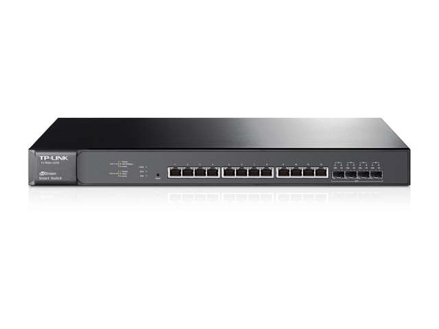 TP-Link JetStream 12-Port 10GBase-T Smart Switch with 4 10G SFP+ Slots