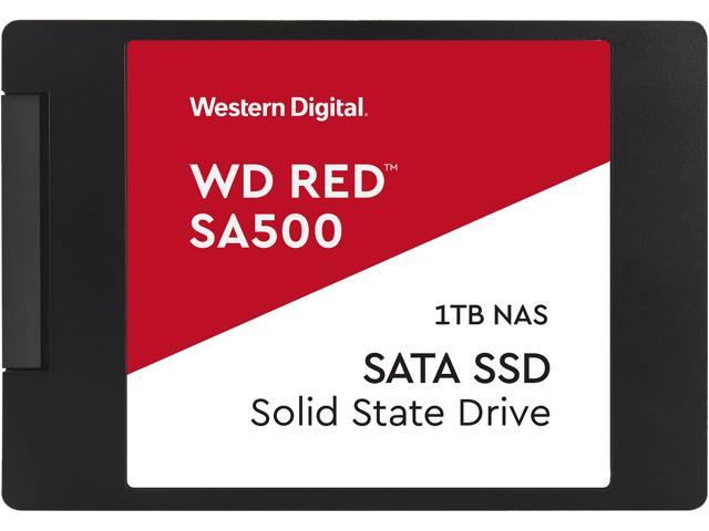 WD 1TB WD Red SA500 NAS 3D NAND Internal SSD - SATA III 6 Gb/s, 2.5"/7mm, Up to 560 MB/